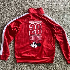 Minnie Mouse Red and White Track Jacket